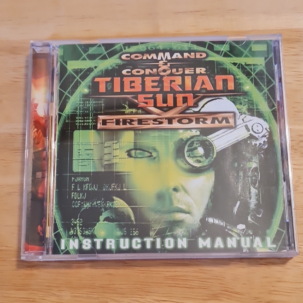 Command & Conquer Tiberian Sun Firestorm CD Vintage